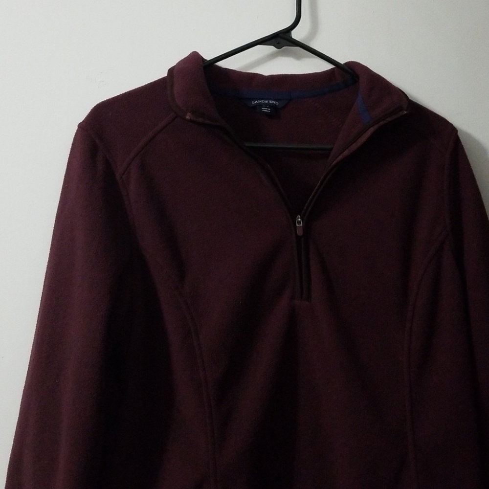 Maroon Quarter Zip Jacket